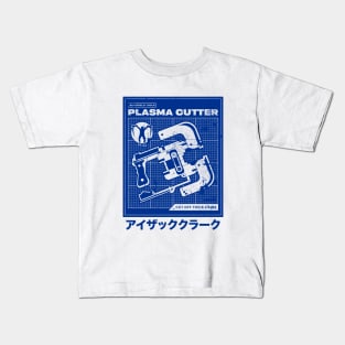 Plasma Cutter Blueprint Kids T-Shirt